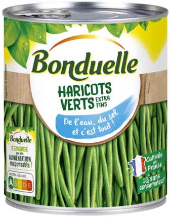 HARICOTS VERTS EXTRA-FINS & RANGÉS 800g