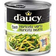 HARICOTS VERTS ET HARICOTS BEURRE 400g