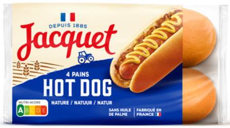 HOT DOG NATURE (X4) 240g