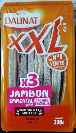 JAMBON EMMENTAL (X3) 230g