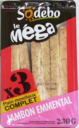JAMBON EMMENTAL (X3) 230g