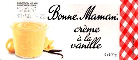 À LA VANILLE (X4) 400g
