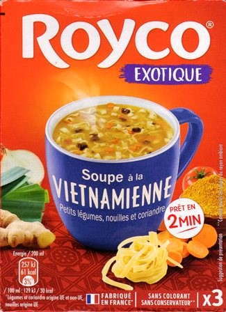 SOUPE À LA VIETNAMIENNE (x3) 48,6g