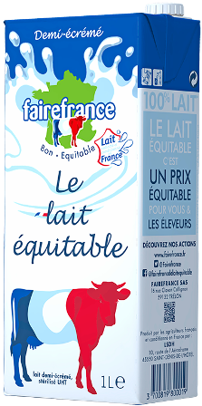 LAIT DEMI-ÉCRÉMÉ 1L