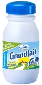 LAIT DEMI-ÉCRÉMÉ 25cl - GRANDLAIT