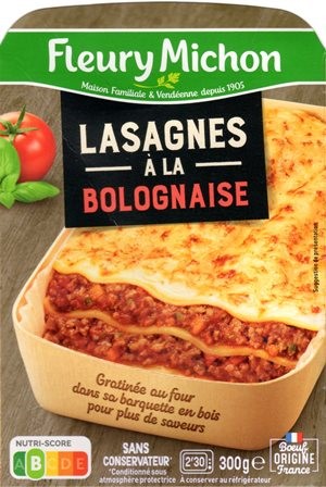 LASAGNES À LA BOLOGNAISE