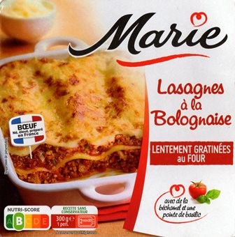 LASAGNES À LA BOLOGNAISE 300g