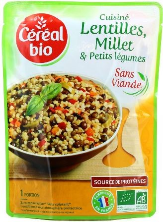 LENTILLES, MILLET & PETITS LÉGUMES 250g
