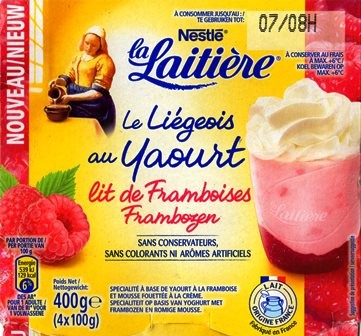 LIT DE FRAMBOISE (x4) 400g