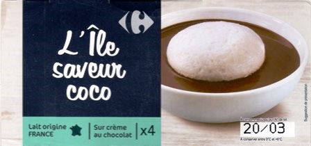 L'ÎLE SAVEUR COCO (x4) 400g