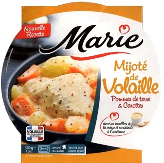 MIJOTÉ DE VOLAILLE POMME DE TERRE & CAROTTES 300g