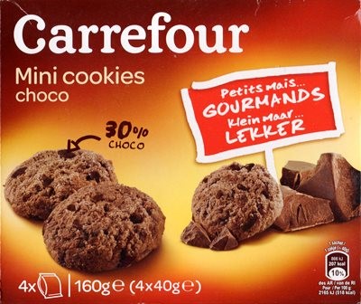MINI COOKIES CHOCO (X4) 160g