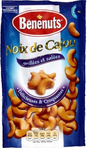 NOIX DE CAJOU GRILLÉES ET SALÉES 125g