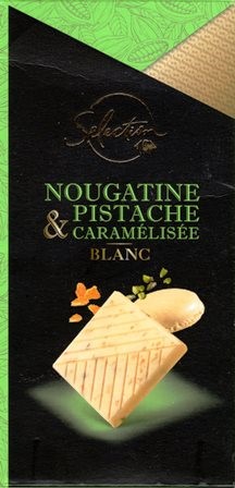 NOUGATINE PISTACHE CARAMÉLISÉE 100g