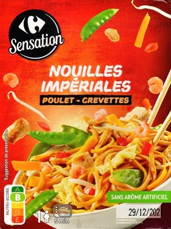NOUILLES IMPÉRIALES AU POULET ET AUX CREVETTES 300g