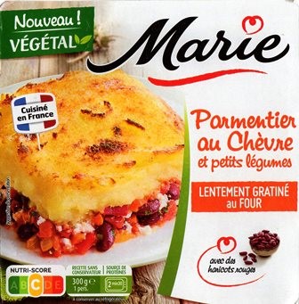 PARMENTIER AU CHÈVRE ET PETITS LÉGUMES 300g