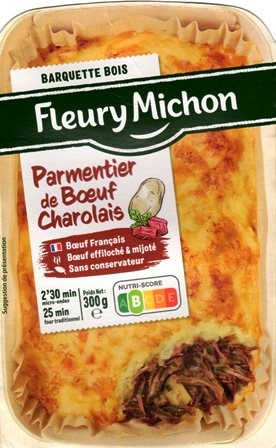 PARMENTIER DE BŒUF CHAROLAIS 300g