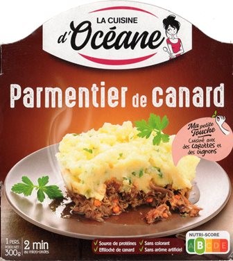 PARMENTIER DE CANARD 300g