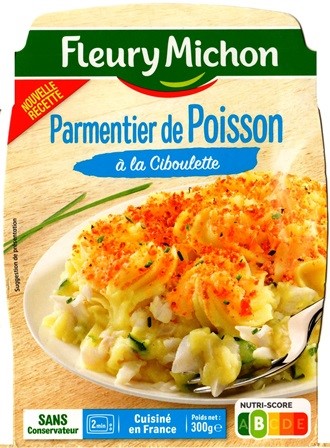 PARMENTIER DE POISSON À LA CIBOULETTE 300g