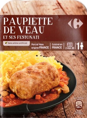 PAUPIETTE DE VEAU ET SES FESTONATI 300g