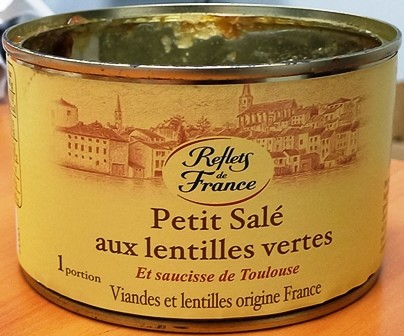 PETIT SALÉ AUX LENTILLES VERTES 300g