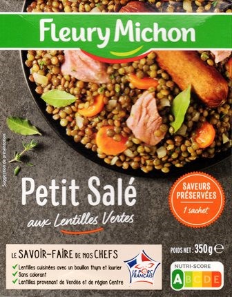 PETIT SALÉ AUX LENTILLES VERTES 350g