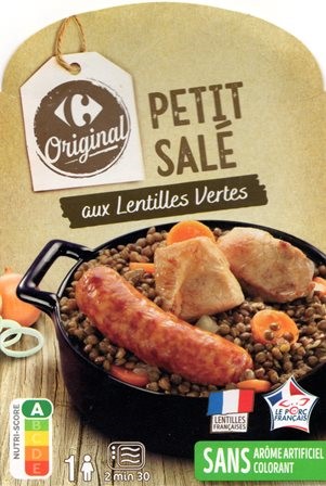 PETIT SALÉ AUX LENTILLES VERTES