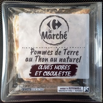 POMMES DE TERRE AU THON AU NATUREL 300g