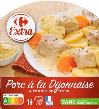 PORC À LA DIJONNAISE ET SES POMMES DE TERRE 300g