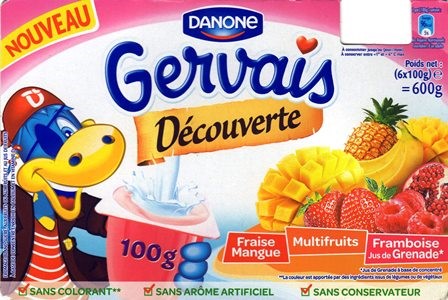 GERVAIS DÉCOUVERTE (X6) 600g