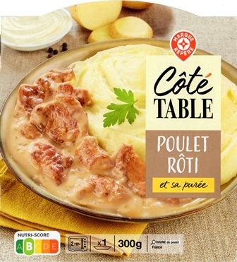 POULET RÔTI ET SA PURÉE 300g