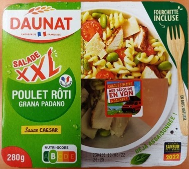 POULET RÔTI GRANA PADANO 280g