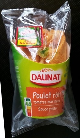 POULET RÔTI TOMATES MARINÉES SAUCE PESTO 190g