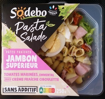 PÂTES FRAÎCHES JAMBON SUPÉRIEUR 250g