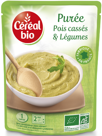 PURÉE POIS CASSÉS & LÉGUMES 250g