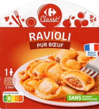 RAVIOLI PUR BŒUF