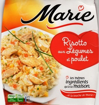 RISOTTO AUX LÉGUMES ET POULET 280g
