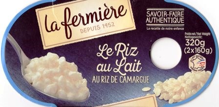 RIZ AU LAIT AU RIZ DE CAMARGUE (X2) 320g