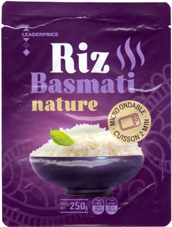 RIZ BASMATI NATURE 250g