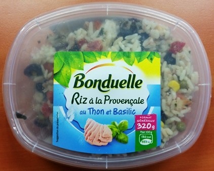 RIZ À LA PROVENÇALE AU THON ET BASILIC 320g
