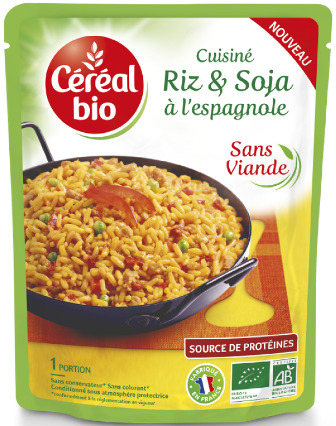 RIZ & SOJA À L'ESPAGNOLE BIO 220g