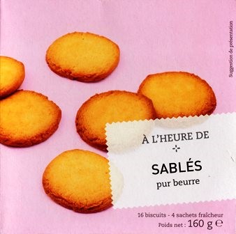 SABLÉS PUR BEURRE (X4) 160g