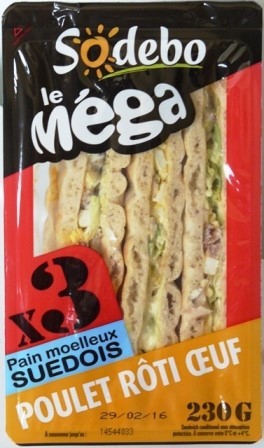 POULET RÔTI ŒUF (x3) 230g