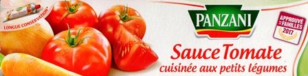 SAUCE TOMATE CUISINÉE AUX PETITS LÉGUMES 180g