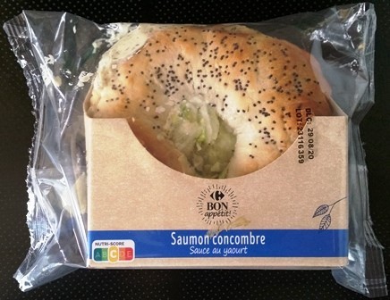 SAUMON CONCOMBRE SAUCE AU YAOURT (x2) 145g