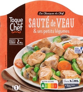 SAUTÉ DE VEAU & SES PETITS LÉGUMES 280g