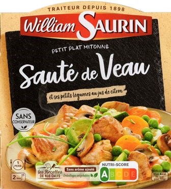 SAUTÉ DE VEAU 280g