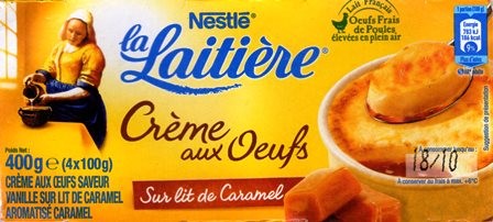 SAVEUR VANILLE SUR UN LIT DE CARAMEL (x4) 400g