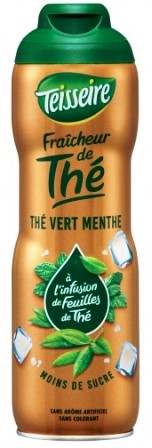 SIROP DE THÉ VERT MENTHE 60cl