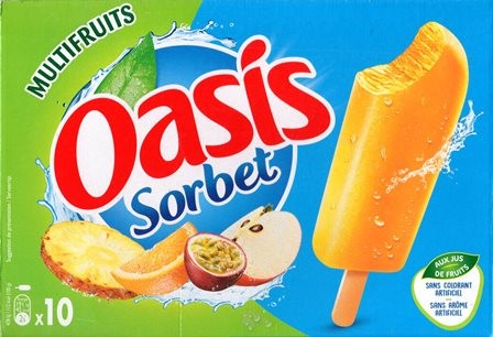 SORBET MULTIFRUITS (X10) 500ml